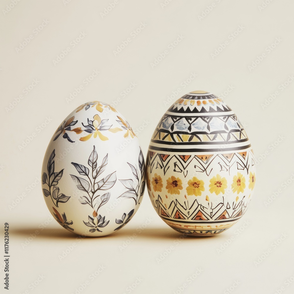Charming Arrangement of Two Eggs with Combinations Charming Arrangement of Two Eggs with Combinations