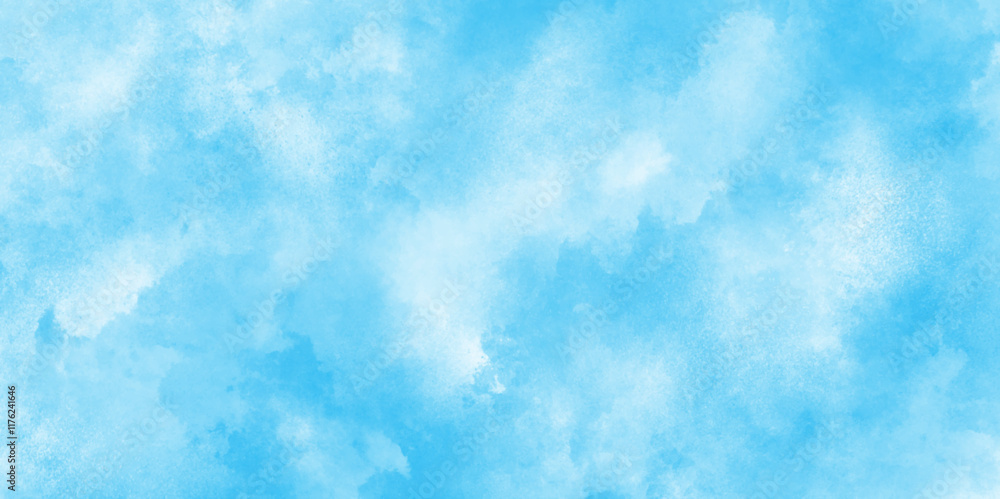 Aquarelle paint paper textured canvas of soft cloudy blue sky, Abstract elegant blue watercolor paper texture, Abstract grunge tint light blue watercolor blue grunge background. Aquarelle paint paper textured canvas of soft cloudy blue sky, Abstract elegant blue watercolor paper texture, Abstract grunge tint light blue watercolor blue grunge background.