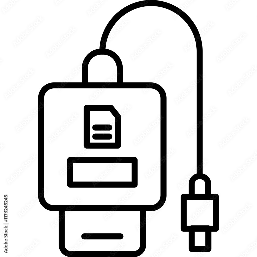 Card Reader Icon Card Reader Icon