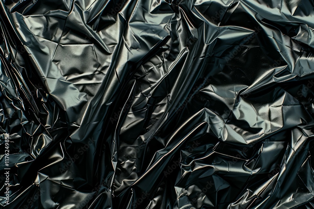 Image of Crumpled sheet of black polythene plastic wrap. Texture for background usage Image of Crumpled sheet of black polythene plastic wrap. Texture for background usage