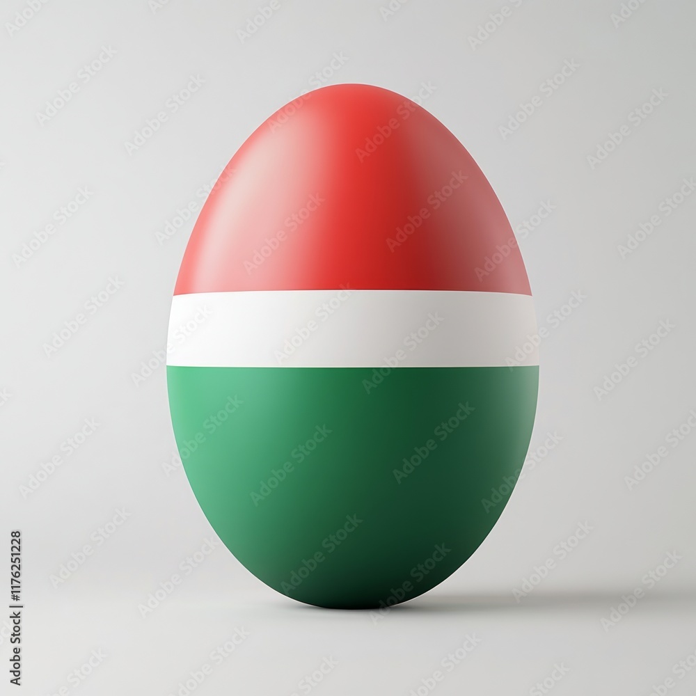 Fototapeta premium Standalone Easter Egg in Various Colors