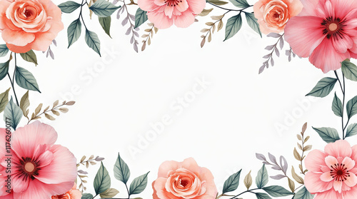 Elegant Floral Packaging Label