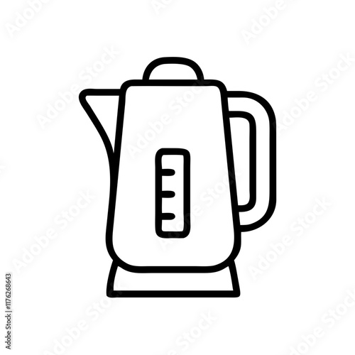 electric kettle icon design