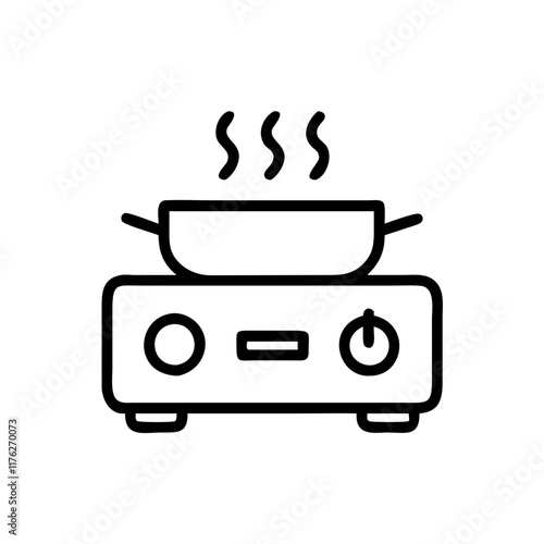 electric stove icon design