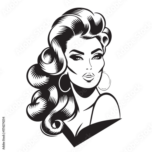 woman's day vector silhouette