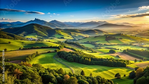 Minimalist Baztan Valley Viewpoint: Serene Spanish Landscape