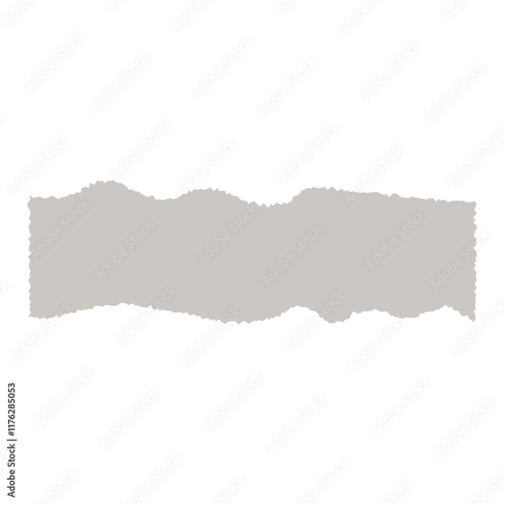 Ripped notepad sheets with delicate floral decorations, adhesive tape pieces and pushpins. Various torn ruled paper scraps. Realistic ripped paper strip. Vector illustration Ripped notepad sheets with delicate floral decorations, adhesive tape pieces and pushpins. Various torn ruled paper scraps. Realistic ripped paper strip. Vector illustration