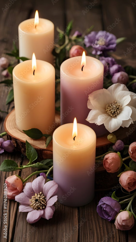 candles and flowers candles and flowers