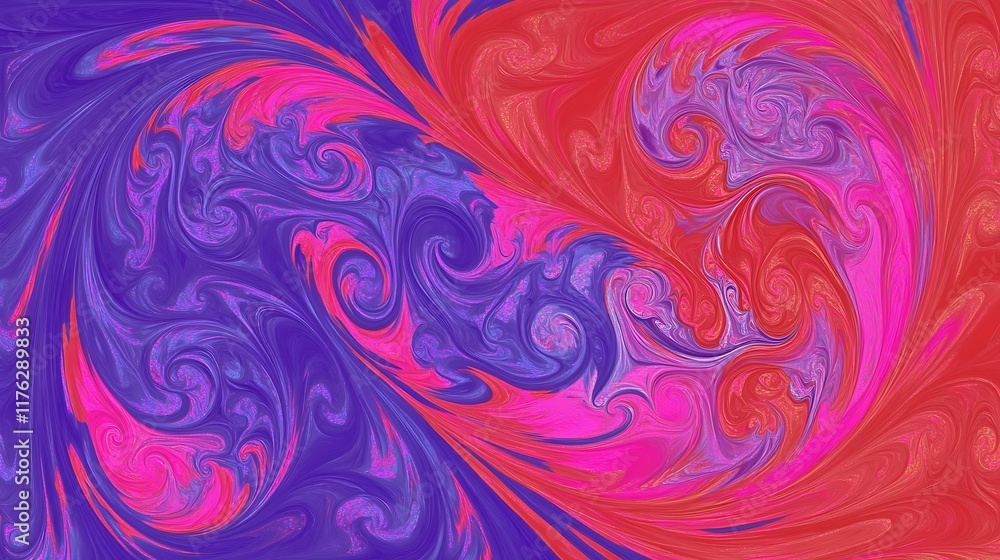 Abstract Swirling Purple and Pink Fluid Art Design Abstract Swirling Purple and Pink Fluid Art Design