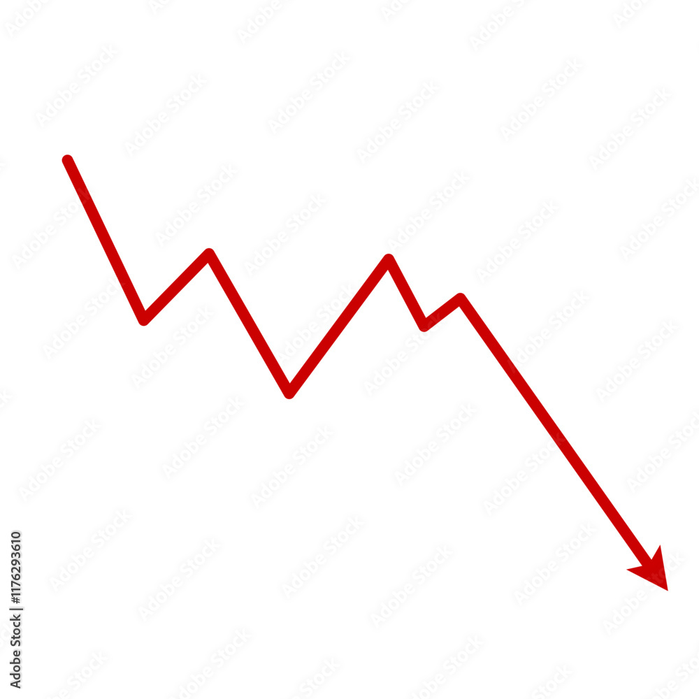 Market volatility icon lines trend graph chart data analysis Market volatility icon lines trend graph chart data analysis