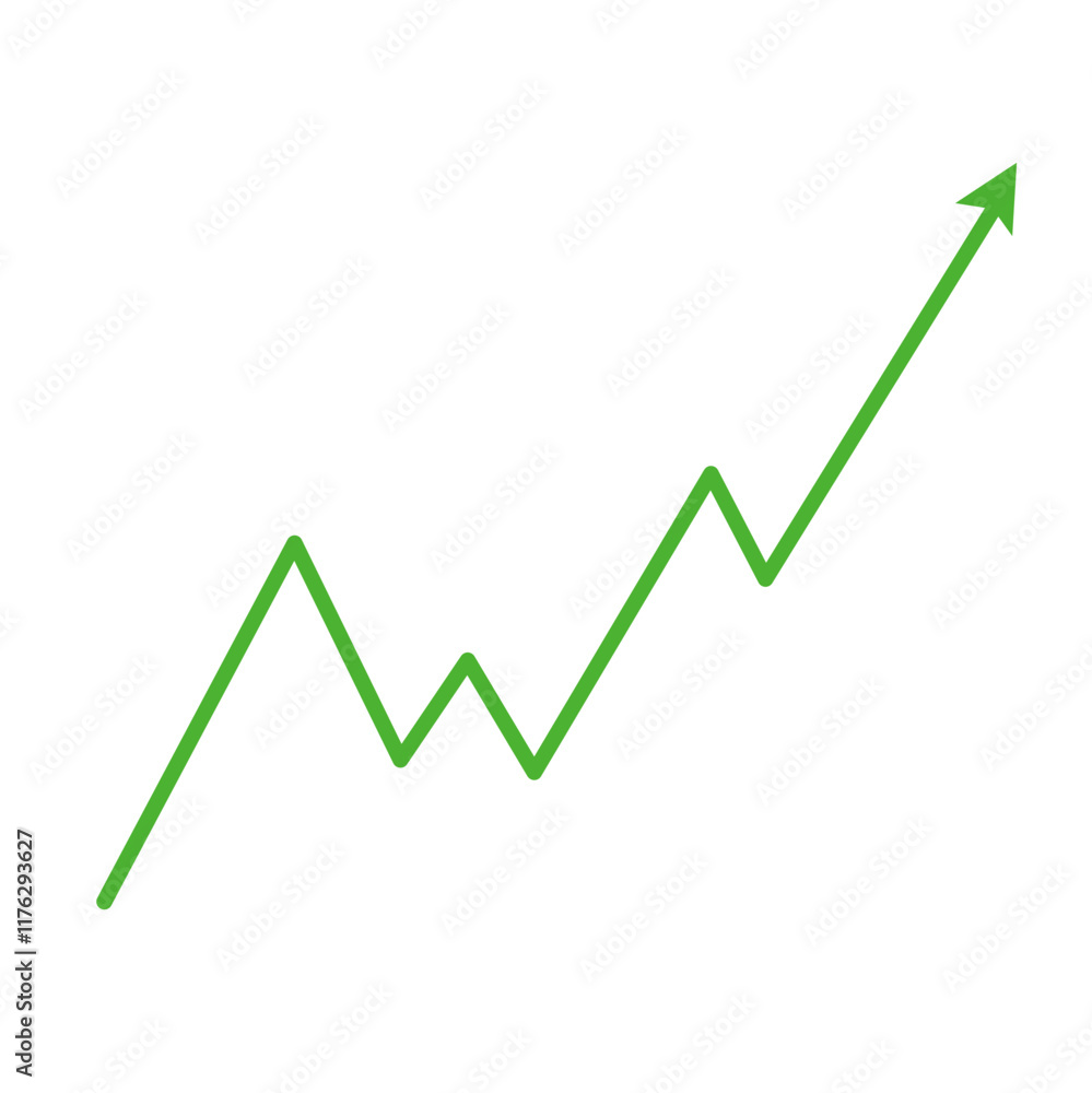 Market volatility icon lines trend graph chart data analysis Market volatility icon lines trend graph chart data analysis
