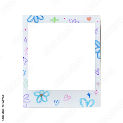 decorative square polaroid frame