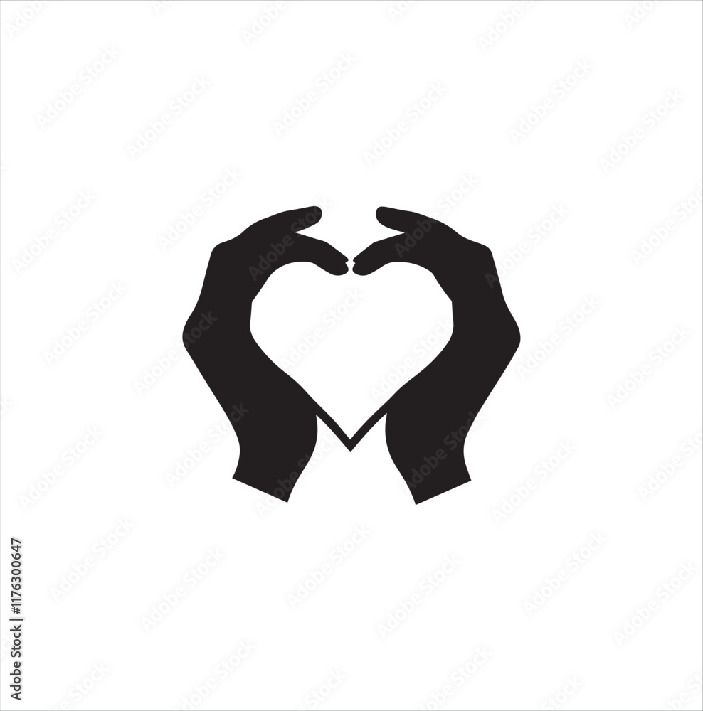 Valentine day illustration of a heart symbol Valentine day illustration of a heart symbol