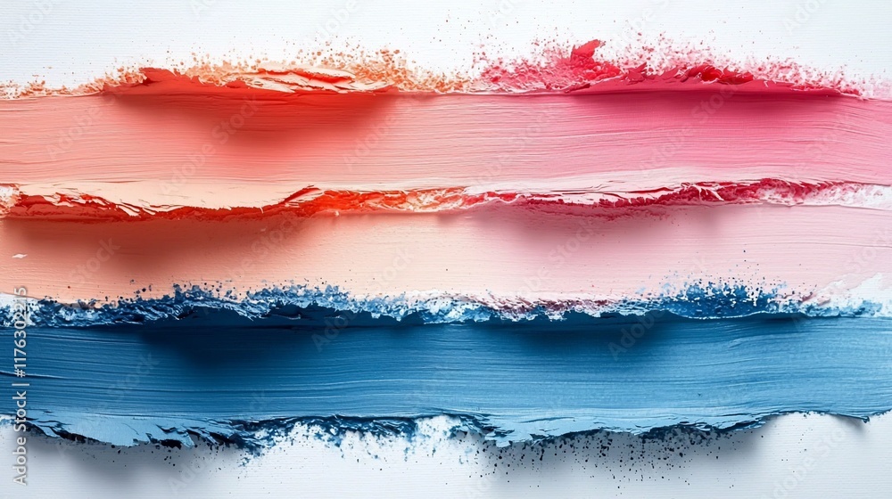 Abstract pastel paint strokes on white. Abstract pastel paint strokes on white.