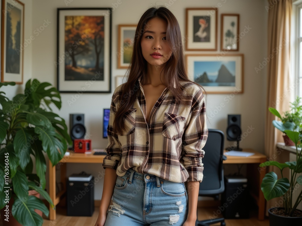 person with a camera generative ai person with a camera generative ai