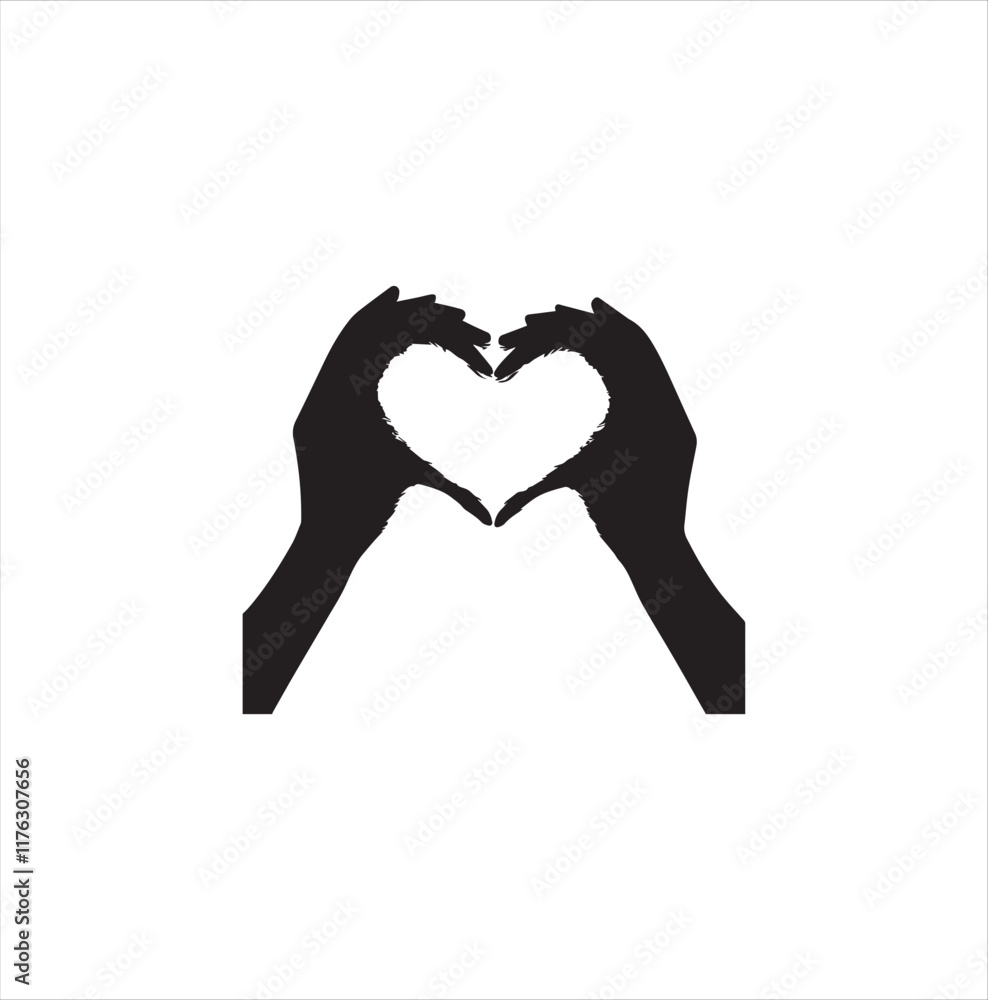Obraz premium Valentine day illustration of a heart symbol