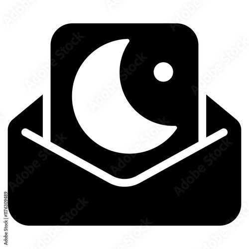 message icon with glyph style. Suitable for website design, logo, app, UI and etc. Based on the size of the icon in general, so it can be reduced.