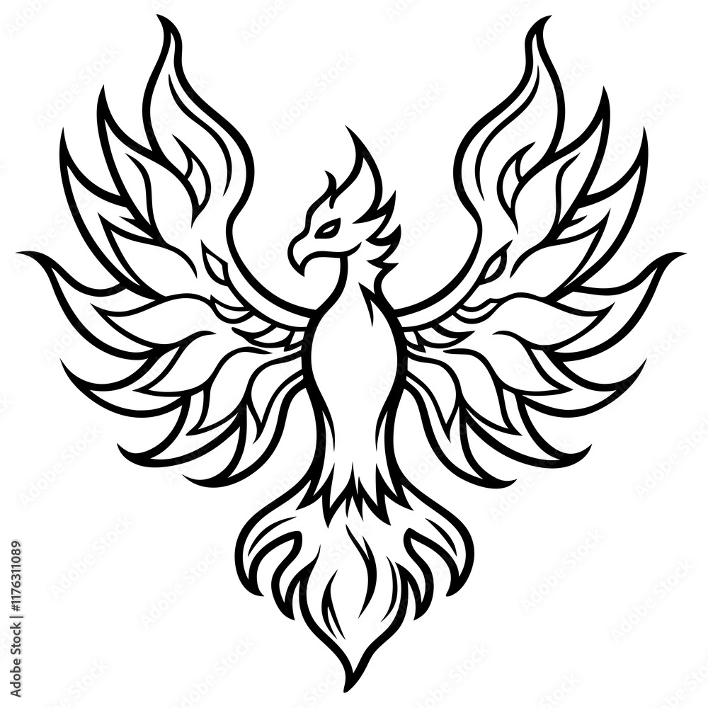 Fototapeta premium eagle tattoo design