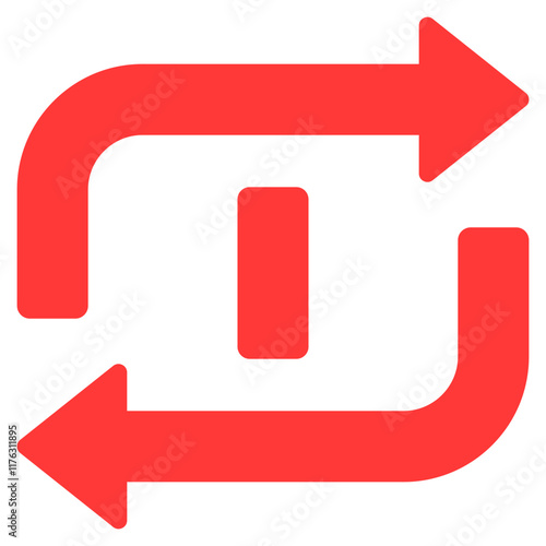 Repeat Once Icon