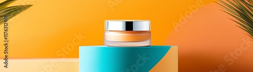 A retinol night cream displayed in a celestialinspired design photo