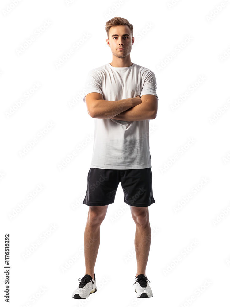 man in sprot clothes on isolated transparent background PNG man in sprot clothes on isolated transparent background PNG