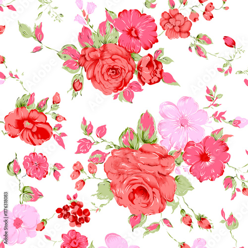 Abstract Flower background suitable for home decore and wallpaper purpose


