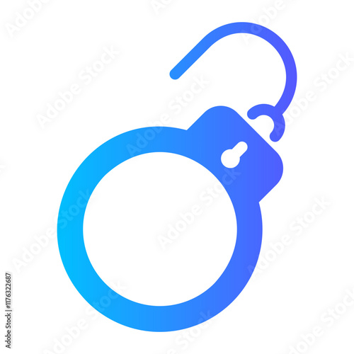 handcuffs Gradient icon