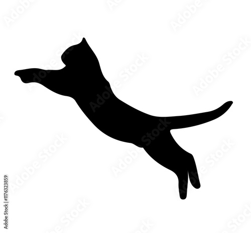 Cat Jumping Silhouette