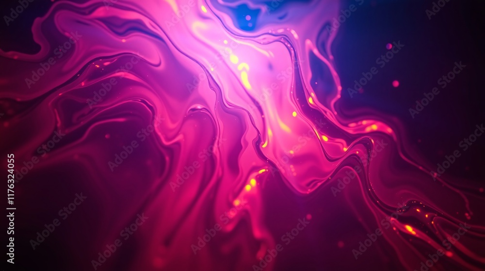 Abstract digital art featuring vivid liquid-like shapes with a captivating pink to purple gradient, enhanced by glowing effects and smooth transitions Abstract digital art featuring vivid liquid-like shapes with a captivating pink to purple gradient, enhanced by glowing effects and smooth transitions