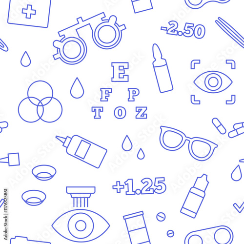 Eyesight examination pattern