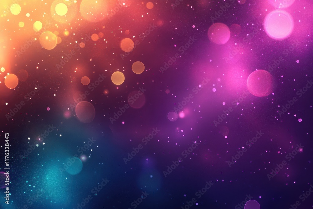 Abstract bokeh background with vibrant colors and sparkling lights. Ideal for celebratory designs, adding a magical, dreamy feel to projects. Abstract bokeh background with vibrant colors and sparkling lights. Ideal for celebratory designs, adding a magical, dreamy feel to projects.