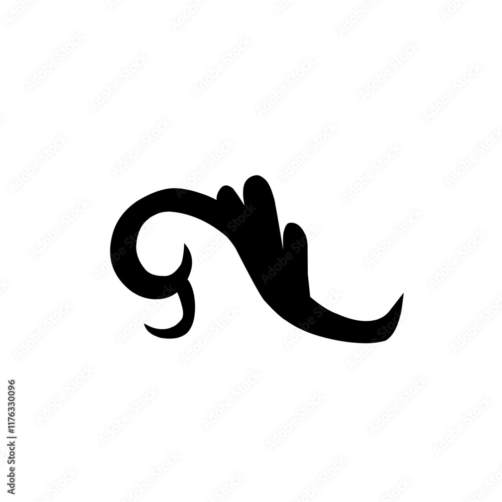 Swirl elements decorative illustration Swirl elements decorative illustration