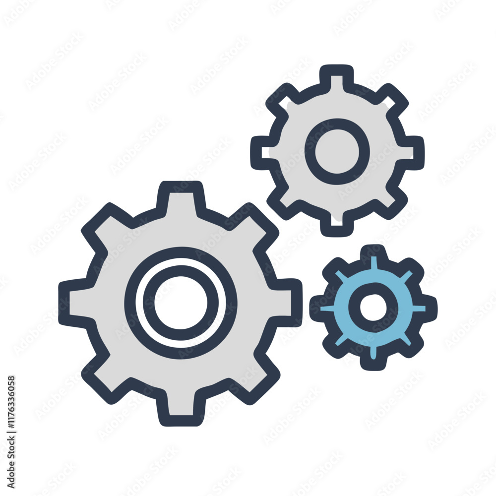 setting gears icon design setting gears icon design