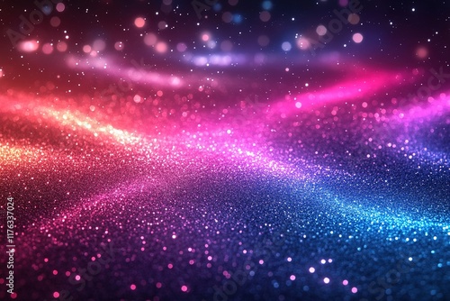 Wallpaper Mural A vibrant, colorful abstract background with sparkling particles, ideal for digital design and creative projects. Torontodigital.ca