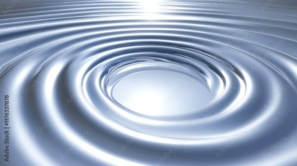 Abstract swirling metallic liquid vortex. Abstract swirling metallic liquid vortex.