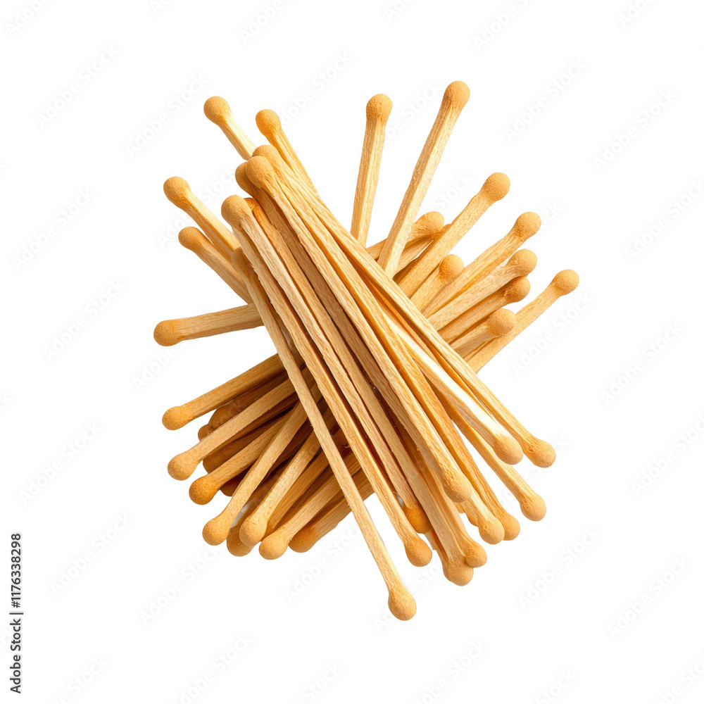 Wooden Q-tips Stacked on Each Other for Background Use Wooden Q-tips Stacked on Each Other for Background Use