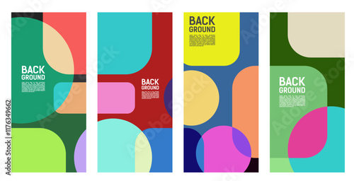 Vector Colorful liquid and fluid background