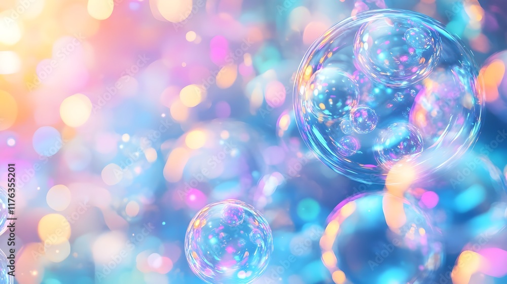 pastel bubbles abstract background - pastel colors pastel bubbles abstract background - pastel colors