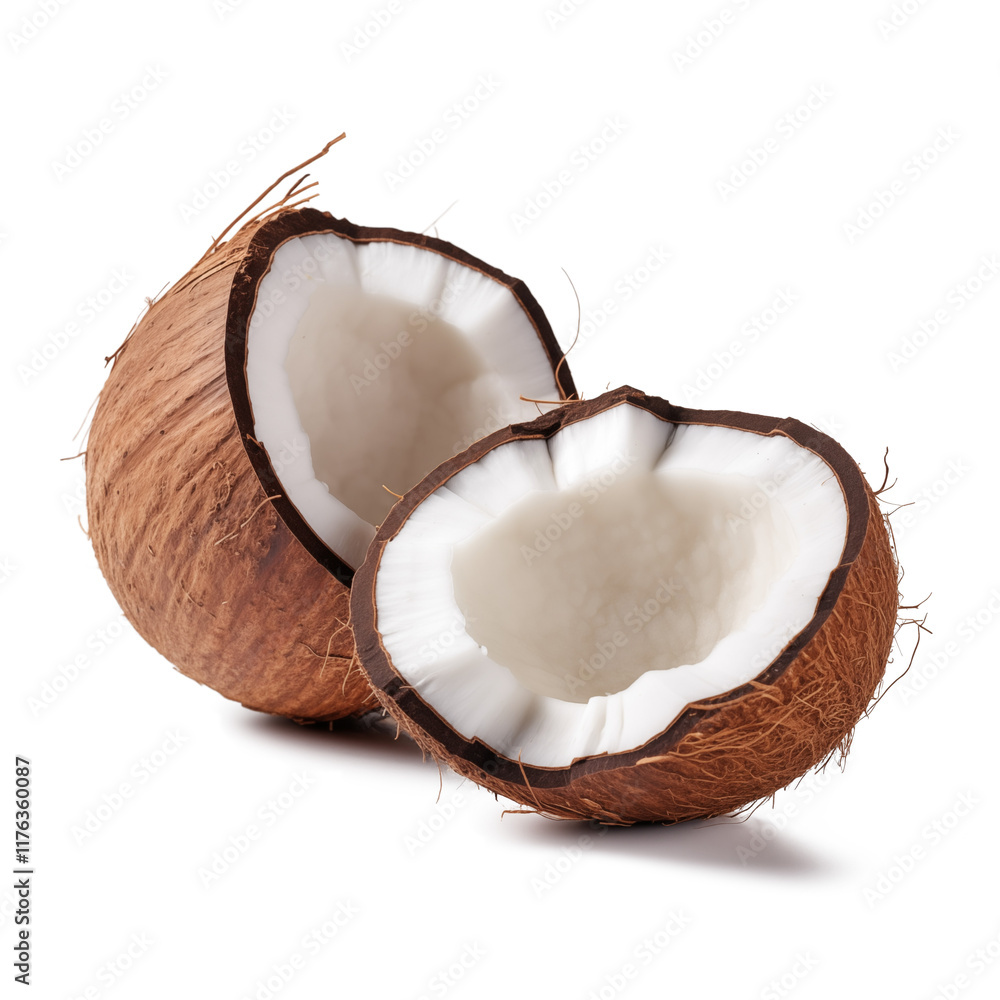 Coconut on transparent background Coconut on transparent background