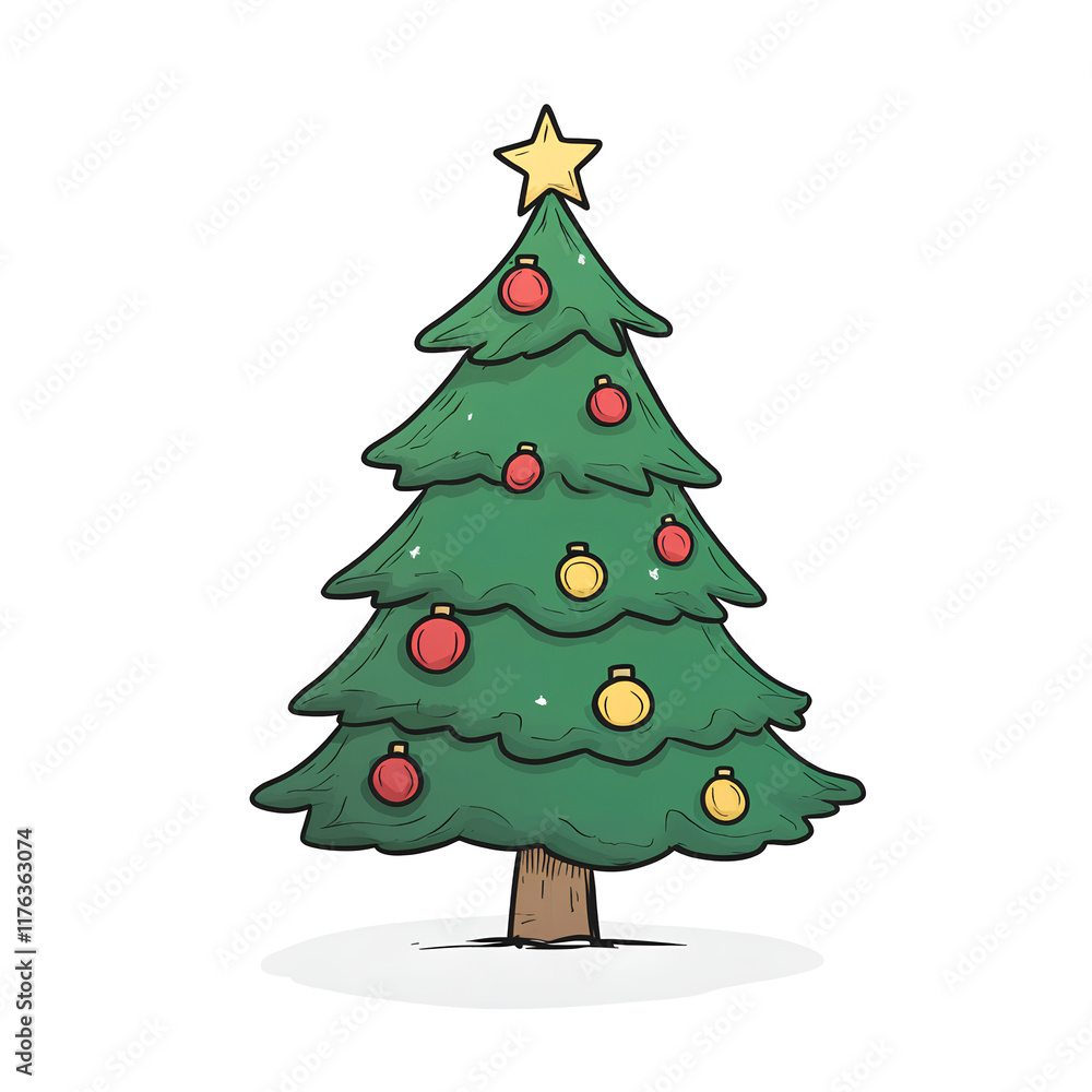 Fototapeta premium christmas tree