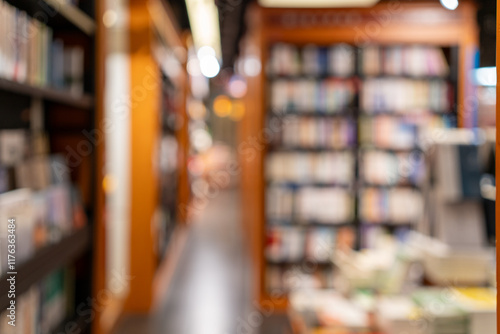 Wallpaper Mural Peaceful Atmosphere of a Cozy Bookstore with Shelves of Books Torontodigital.ca