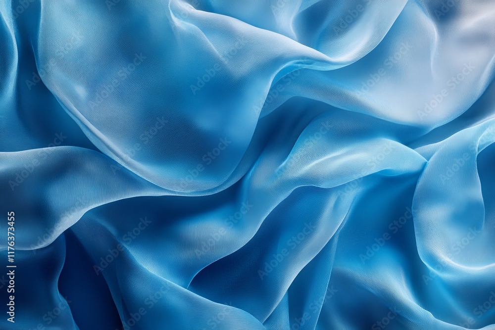 Obraz premium Abstract blue fabric texture.