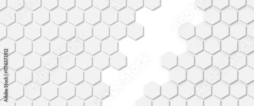 Vector modern stylish hexagons pattern geometric abstract background