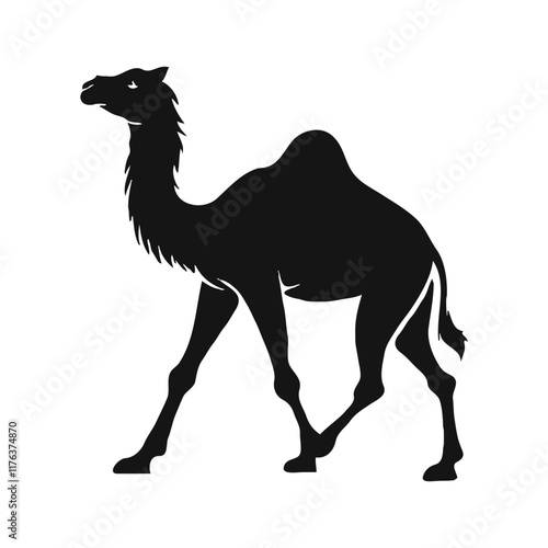 Camel silhouette vector illustration