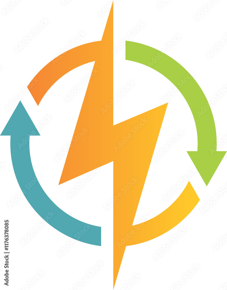 light bolt electric vector logo light bolt electric vector logo