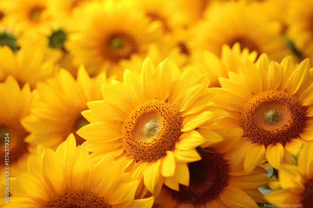 Obraz premium yellow flowers background