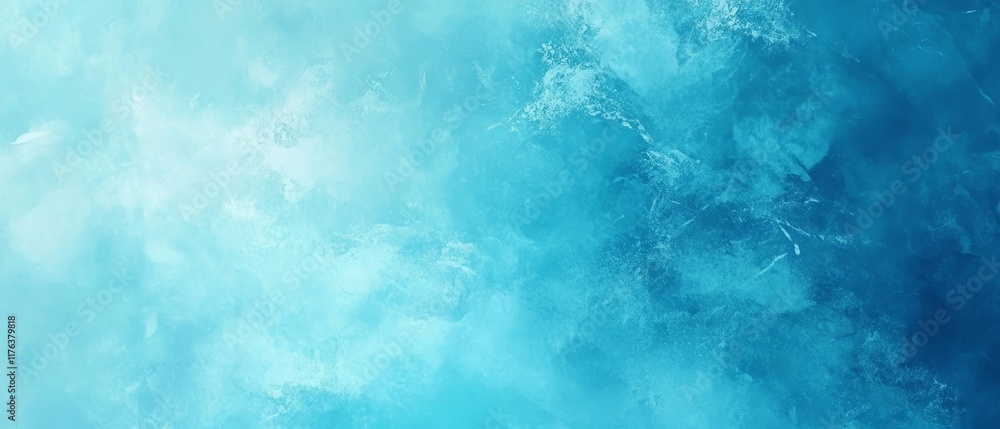 Fototapeta premium Abstract blue watercolor texture background. (1)