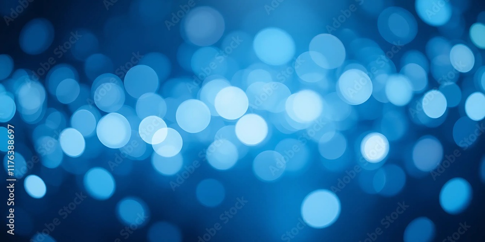 Abstract blue background with soft glowing bokeh lights. Abstract blue background with soft glowing bokeh lights.