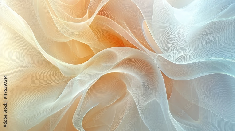 Obraz premium a dreamy, abstract AI-generated background with soft pastel tones, perfect for modern websites or digital artwork.
