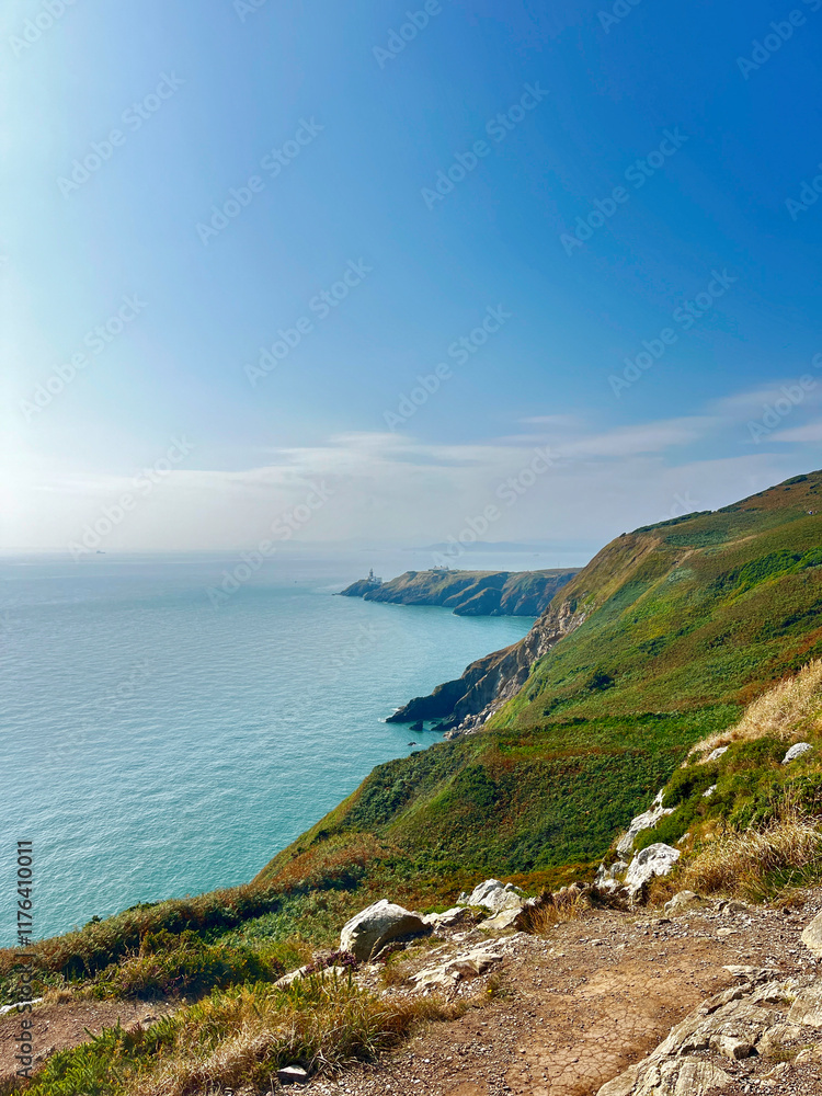 Scenic Coastal Cliffs with Azure Waters Scenic Coastal Cliffs with Azure Waters